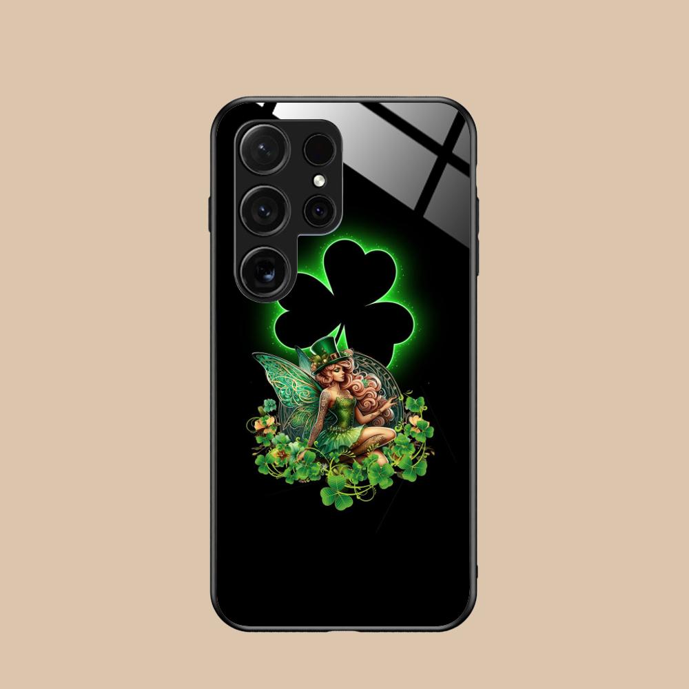 

Saint Patrick s Day Mobile Phone Case for Samsung Galaxy A56 55 54 53 52 51 36 35 34 23 16 15 5G Glass Colorful Cover Smartphone Galaxy A52s 5G