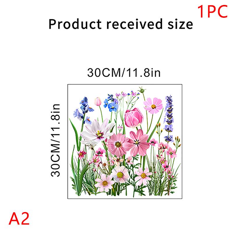 Green Plant Leaves Wall Sticker Bathroom Toilet Sticker Wc Self Adhesive Mural Beautify Flower Home Decoration Decals Bathroom
