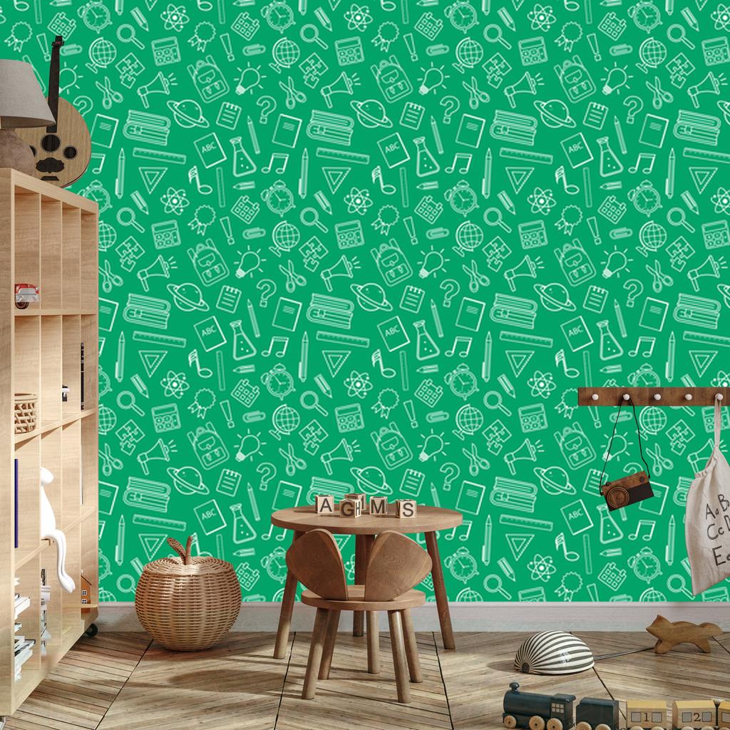 Wallpaper School Supplies Sea, Sea Center 50x1000