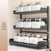 Youshu Multi-functional 3-Tier Kitchen Storage Rack, Black