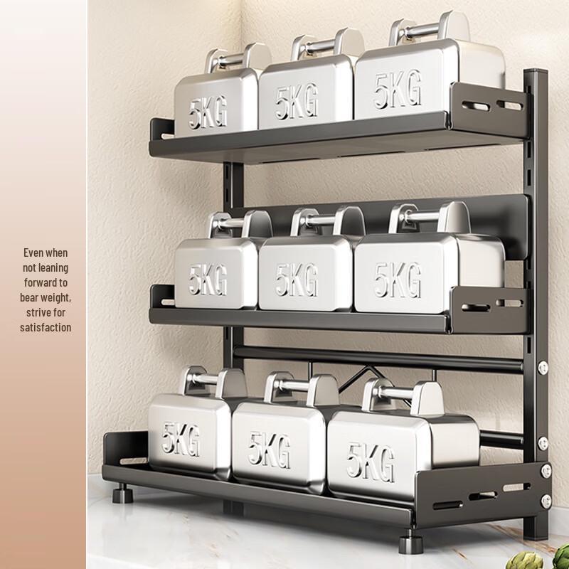 Youshu Multi-functional 3-Tier Kitchen Storage Rack, Black