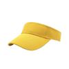 AI-MICH Promotional Multicolor Sun Logo Visor Hat White Plastic Golf Caps Sports Adjustable Visor Hat