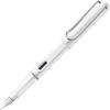 LAMY (Ramy) Safari White Fountain Pen - Ergonomic Grip and Polished Steel Tip Size EF - Perfect f...