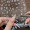 Dream Summer Shell Light Bubble Nail Sticker Love Mangxing Versatile Relief Thin And Tough Nail Back Adhesive