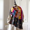 Luxury Women Colorful Bee Animals Pattern Shawl Pashmina Keep Warm Autumn Winter Scarf For Mujer Femme Stylish Accessory Bufanda