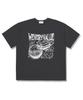 Wibelibellyu Space Value Oversized Short Sleeve T-Shirt Dark Gray