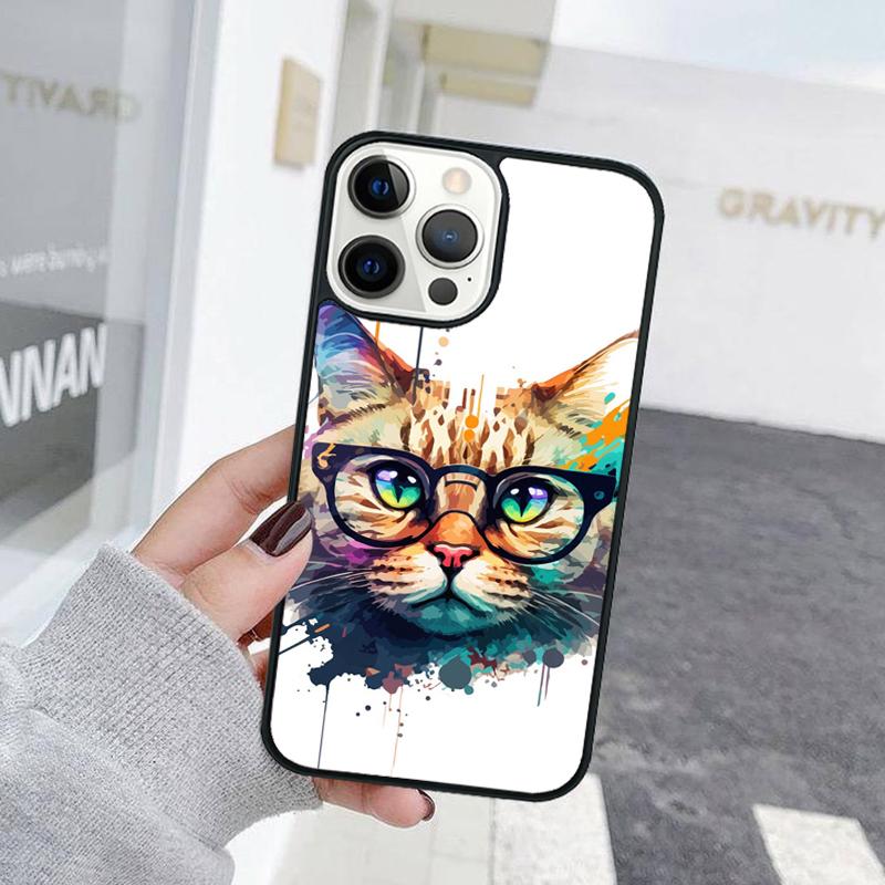 Creative Cute Pet Cat Animal Phone Case For iPhone 17 Air 15 16 Cover  11 13 14 Pro Max 12 Plus Max Fundas