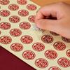 Mini Double Happiness Wedding Stickers: Self-Adhesive Seals for Candy Boxes, Fruit, and Eggs