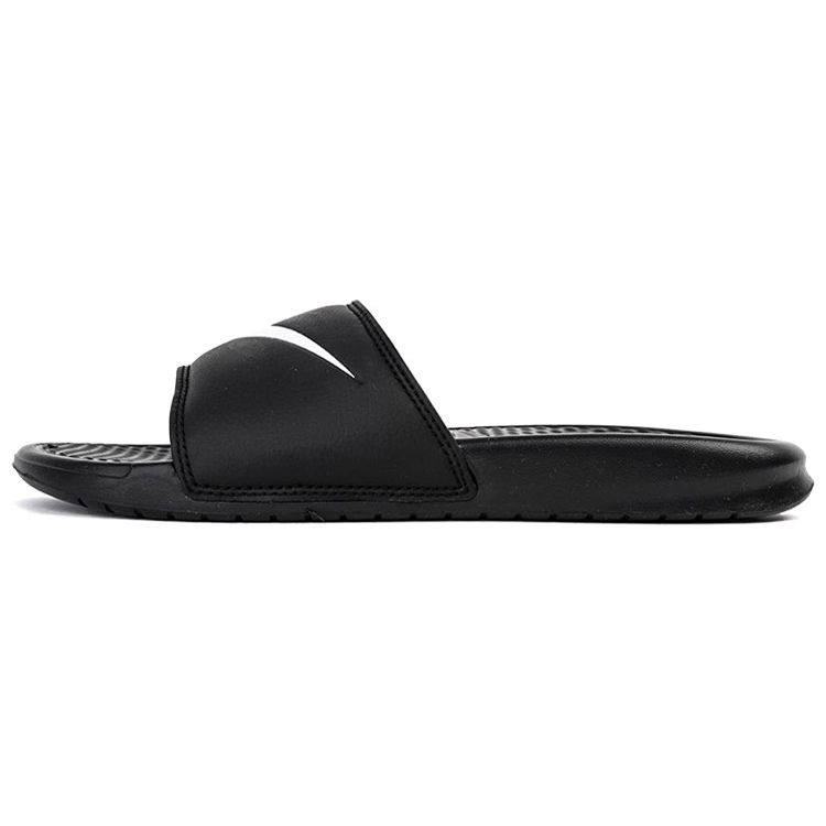 

Сандалии унисекс Nike Benassi Swoosh Slide Black White True-White 312618-011
