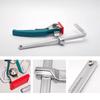 Zinc Zinc Alloy Steel Quick Release Clamp Quick Ratchet Bar Clamp Ratcheting Table Clamp  Guide Rail System