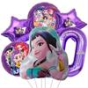 Set di 6 Palloncini in Alluminio con Numeri da 0 a 9 per Festa di Compleanno a Tema Musicale Decorazione Baby Shower Regalo