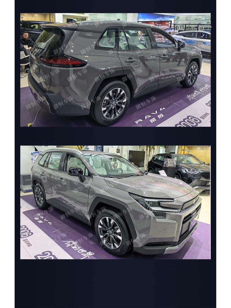 Střešní nosič Toyota RAV4 Wildlander: Vhodné pro 26 modelů, Původní typ šroubu, Černá/Stříbrná.