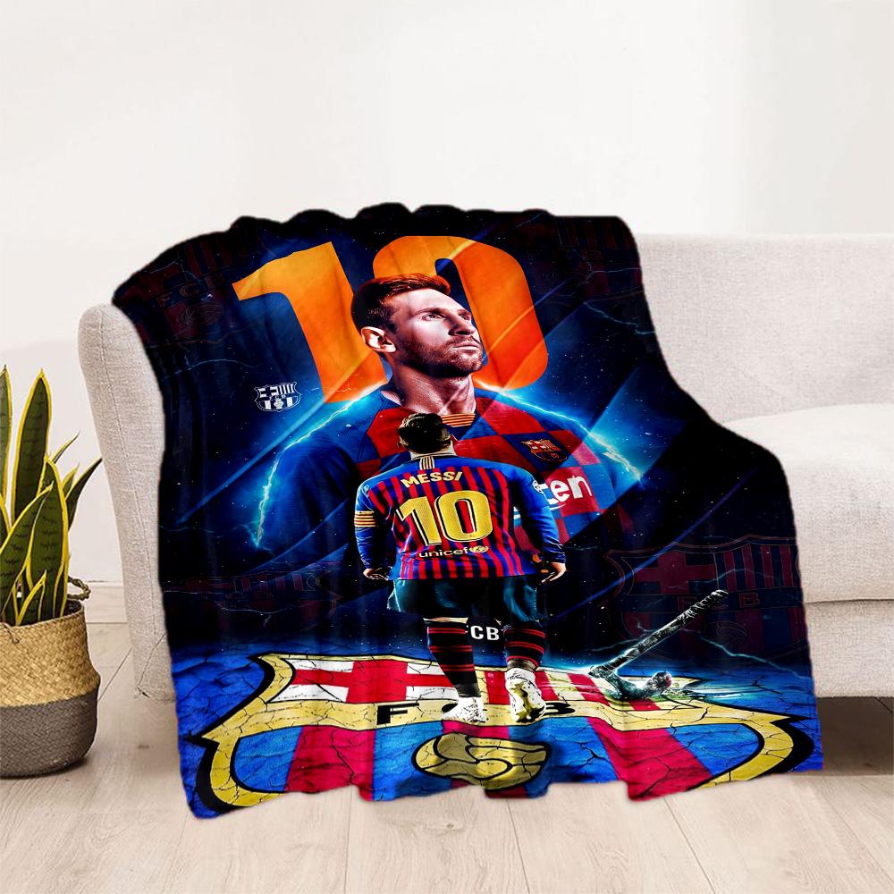Messi 185 Blanket Ultra-Soft Great for Office Sofa Office Chair for All Seasons Stylish Decor Best Holiday Gift for Friends Family