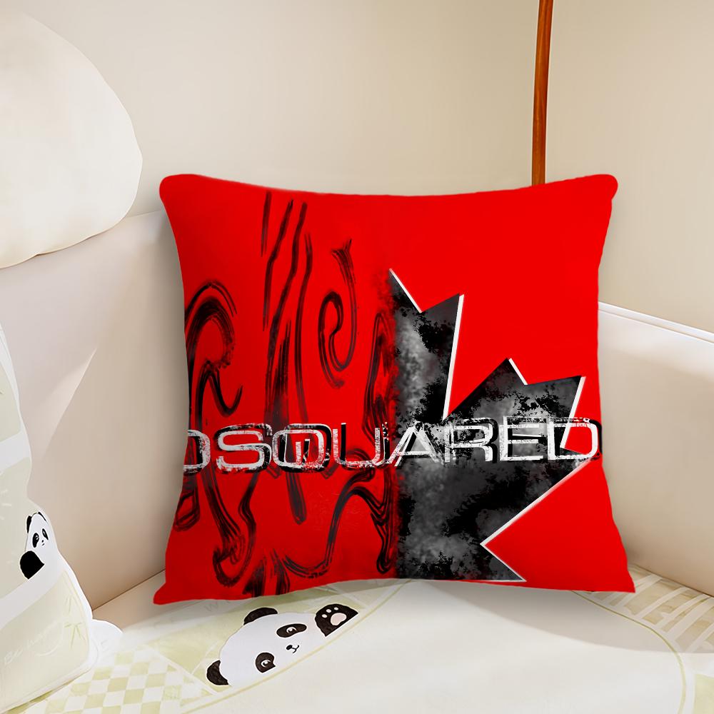 Fashion D-Dsquared2 Logo Cushion Cover Living Room Headboard Bedroom Office Cushion Cushion Sofa Nap Time Pillow Case