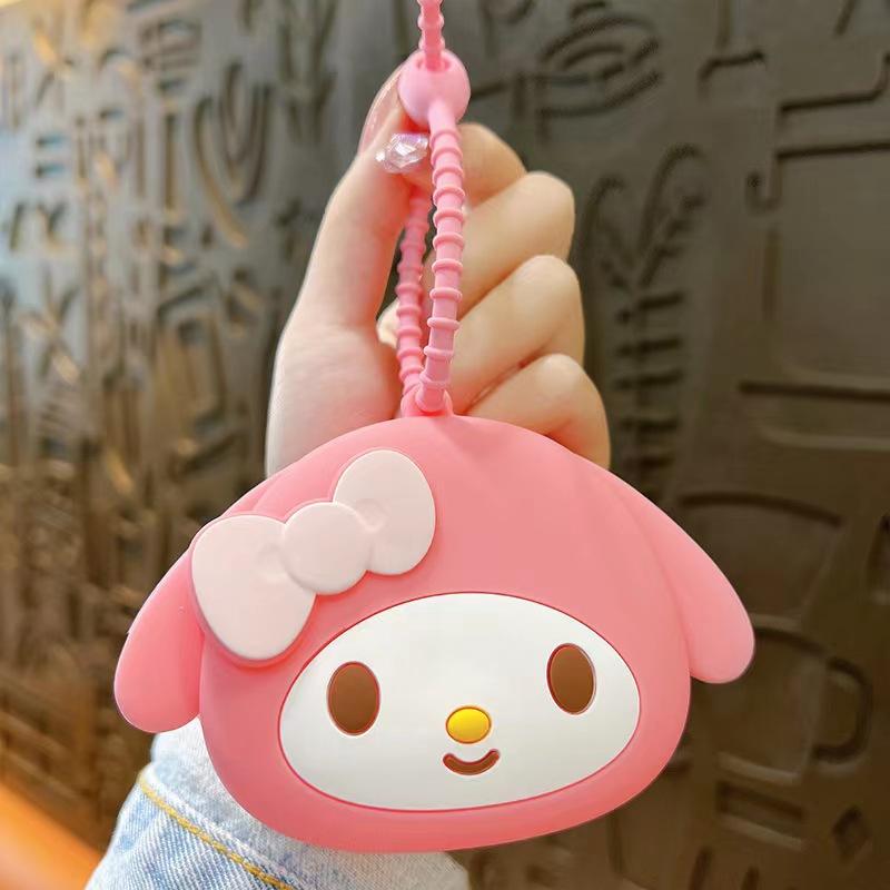 Cartoon Change Bag Keychain Cute Silicone Change Bag Mini Bag Children's Wallet Doll Machine Toy Gift