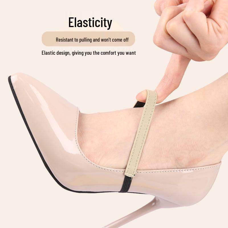 Elastic No-Install Non-Slip High Heel Shoelace Straps