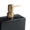 400ml Ceramic Soap Dispenser Bottle Hand Pump Shower Gel for Bathroom Hotel Countertop Home