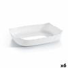 Gratinform Luminarc Smart Cuisine Rektangulær Hvit glass 29 x 30 cm (6 Enheter)