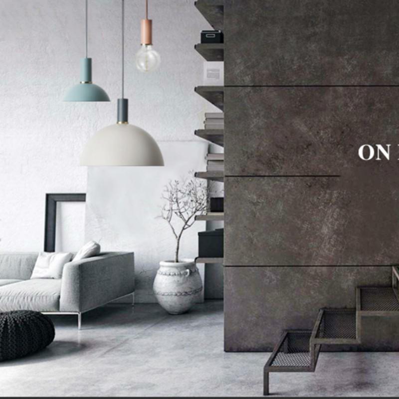 Modern Simple Aluminum Pendant Lamp E27 LED Indoor Lighting Single Head Small Pendant Lamp Living Room Dining Room Bedroom Bedside Kitchen Bar