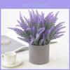 Pianta Artificiale Lavanda Decorativa Con Vaso Per Casa Ufficio Arrangement Romantico Da Tavolo