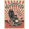 Vintage Friseursalon Poster Klassischer Friseurstuhl Werkzeuge Herrenrasur Drucke Leinwandmalerei Wandkunst Bilder Heim Wohnzimmer Dekor