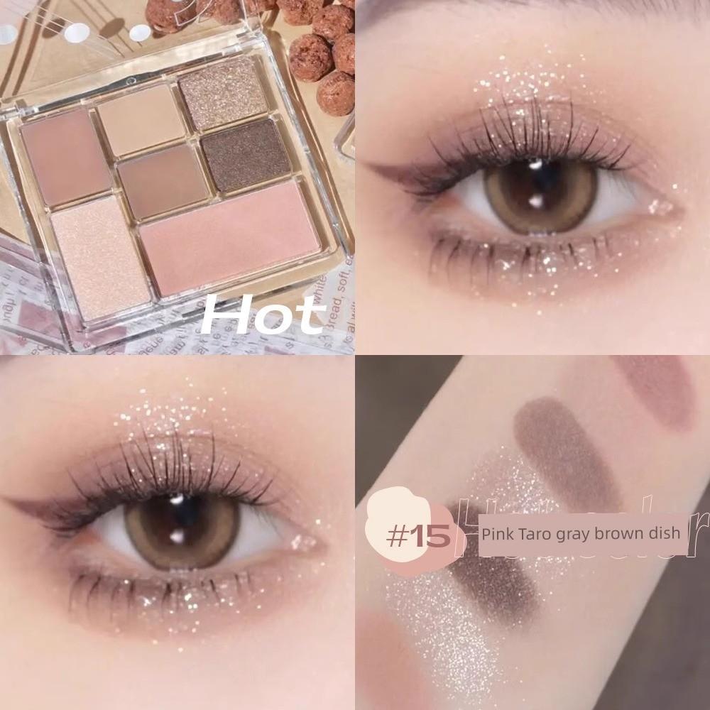 Little Red Book Recommendation Qiqiao Eye Shadow Plate Genuine Goods Sequin Flash Powder Highlight Blush 2025 New Arrival Official Flagship Store