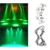 Double Lock Aluminum Stage Light Hook Clamp Featuring Tool Easy Installation & High Load Capacity for 25-30mm Tubes