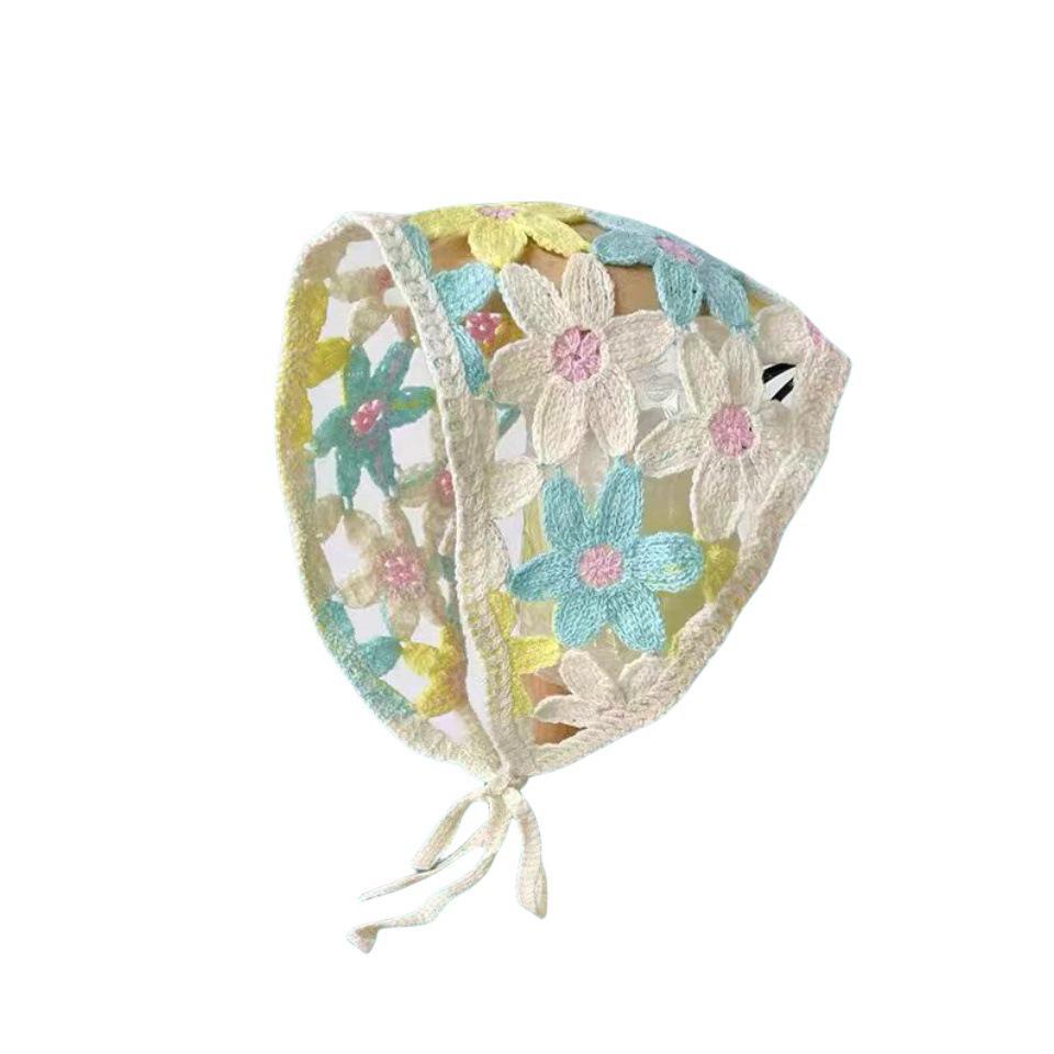 

Вязаный крючком треугольный платок ручной работы: Французский Ретро, Универсальный, Пасторальный Стиль One Size