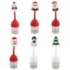 652F Silicone Tea Infuser Christmas Series Reusable Tea Diffuser Tea Filters 6 Styles