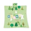 A1R Waterproof Picnic Mat - Thick, Portable Outdoor Ground Cover for Camping, Beach, Lawn, or Spring Outings