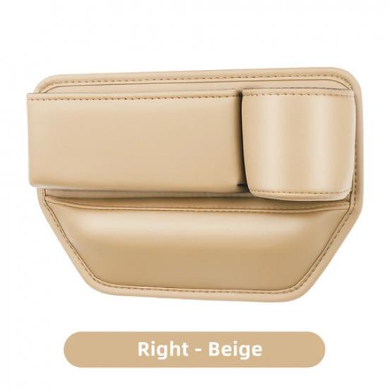 Leather Car Seat Gap Organizer Multifunction Console Crevice Filler Side Storage