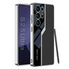 Suitable for Samsung S25ultra Mobile Phone Case S25 Mobile Phone Case S25plus Electroplated Plain Leather Supercar Mobile Phone Case