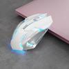 Gaming Mouse Rechargeable 2.4GWireless Bluetooth Mouse Mute Ergonomic Mouse for Computer Laptop LED Backlit Mice