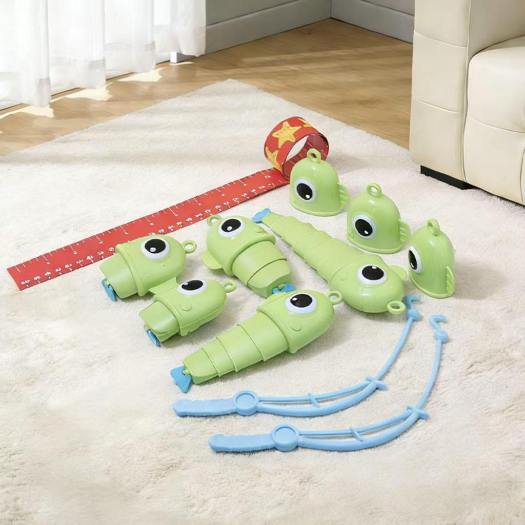 Fishing Master Children's Interactive Mini-Game: Creative Fishing Battle with Retractable Small Fish