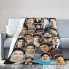 Soft Warm Blankets Travel Office The Vampire Diaries Damon Salvatore TV Series Bedding Throws Flannel Bedspread For Bed Cover