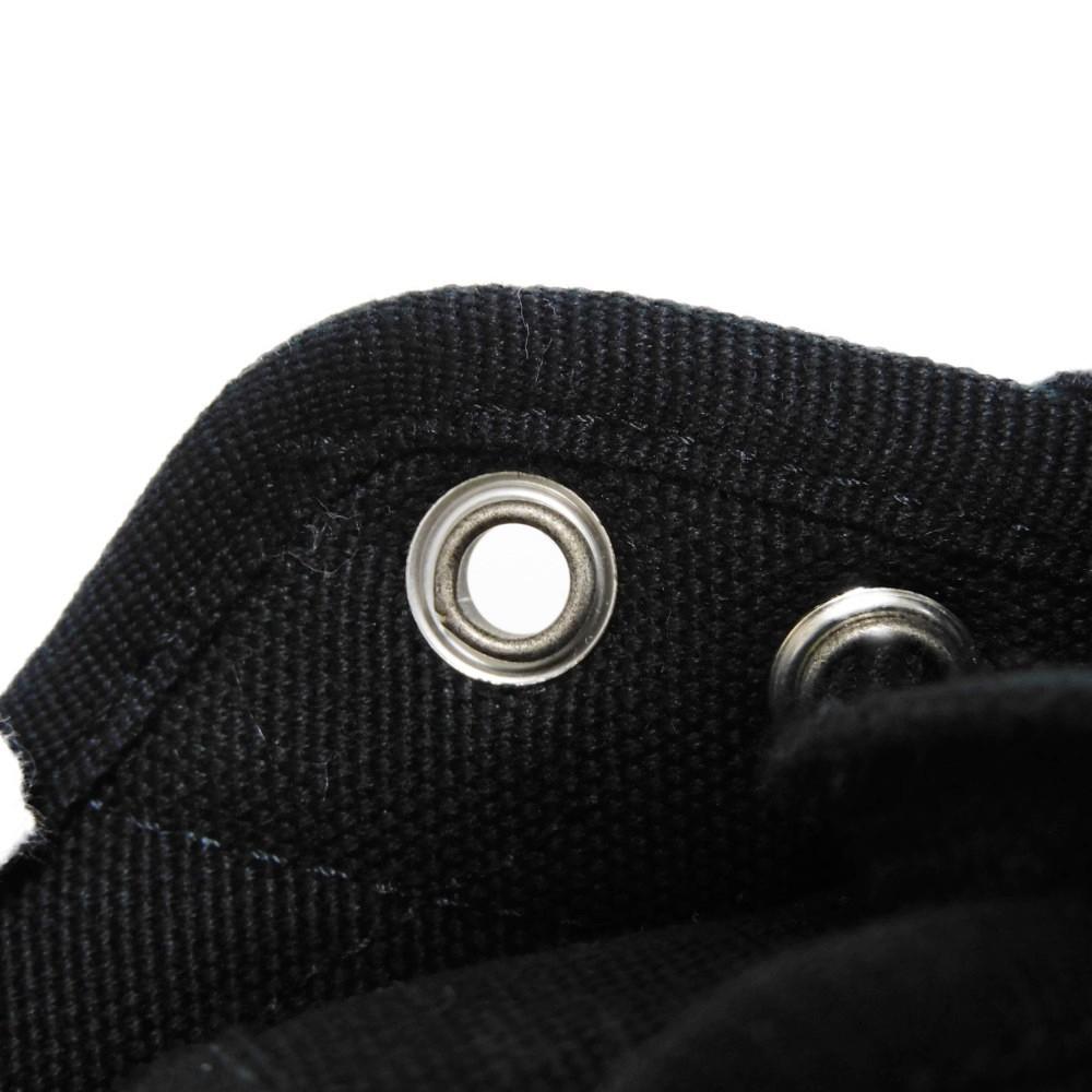 Used 11897 Vulcan Low Tops 741360 V2R10 1000 7896 35 1/2" Low Cut Rubber Black 8.9" Canvas Excellent Condition Nero