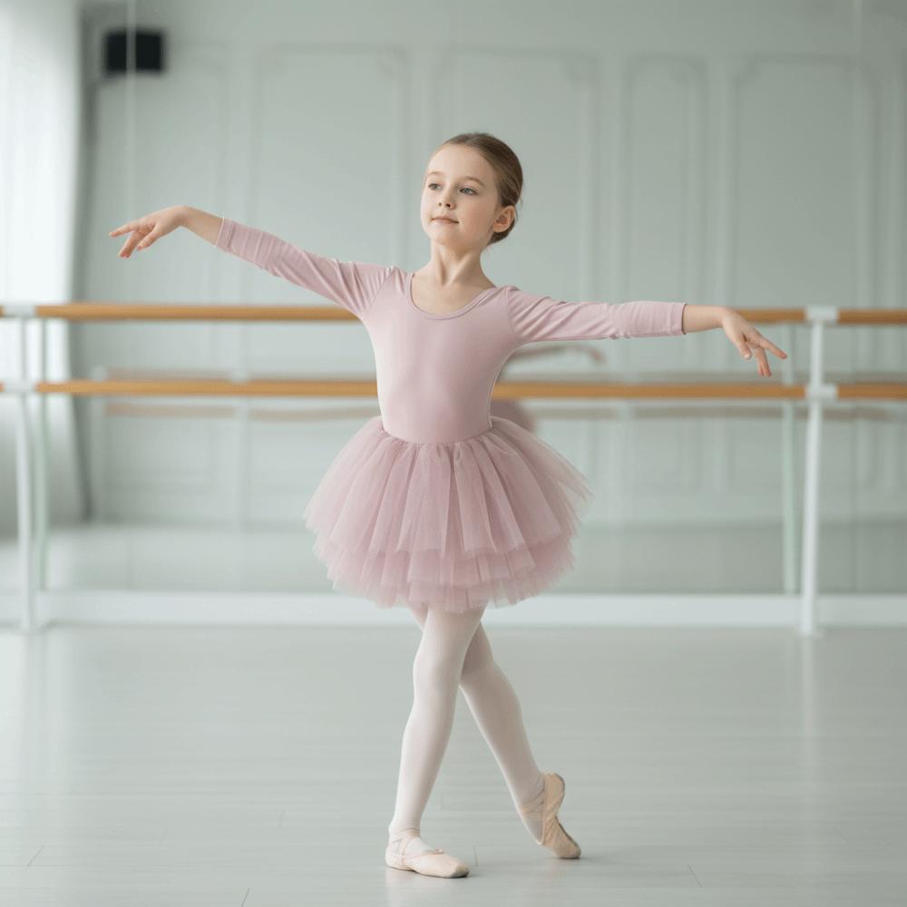 Cross Strap Kids Ballet Skirts Fluffy Ballet Performance Clothes Ballerina Fairy Dress  Examination