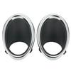 2Pcs Left+Right Fog Light Lamp Cover Bezel Trim For Nissan Qashqai J11 2014-2017 Fog Lamp Frame Car Accessories