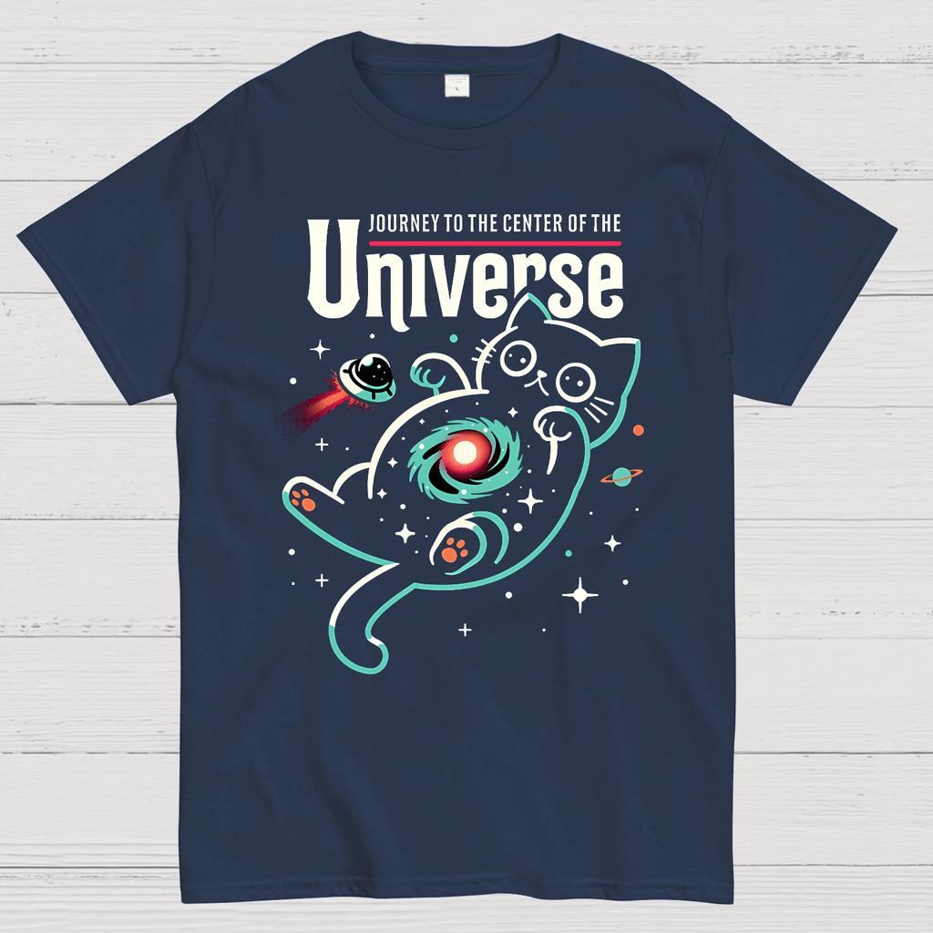 Journey to the Center of the Universe Cotton Summer Casual Cool Loose T-Shirt
