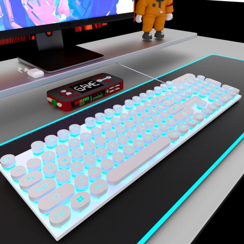 Bluetooth Backlit E-sports Mechanical Keyboard & Mouse Set for PC/Laptop