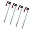 4Pcs Heavy Duty F Clamps Woodworking Bar Clips Quick Slide DIY Hand Tool Kit 80*600mm
