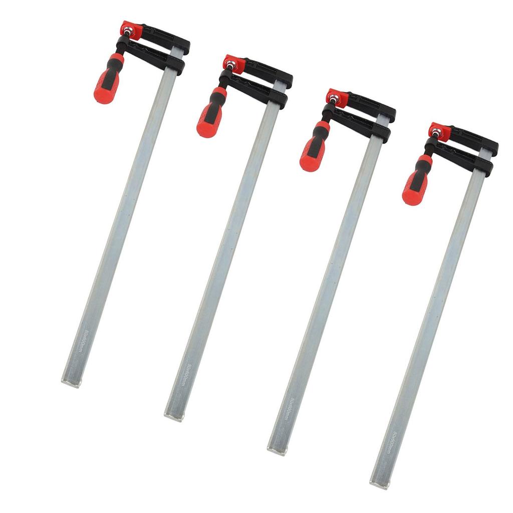 4Pcs Heavy Duty F Clamps Woodworking Bar Clips Quick Slide DIY Hand Tool Kit 80*600mm