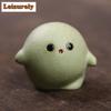 Yixing Zisha Sweet Green Rice Ball Tea Pet Elegant Fish Tank Landscaping Tea Figurine Play Toys Tea Statue Ornaments Supplies