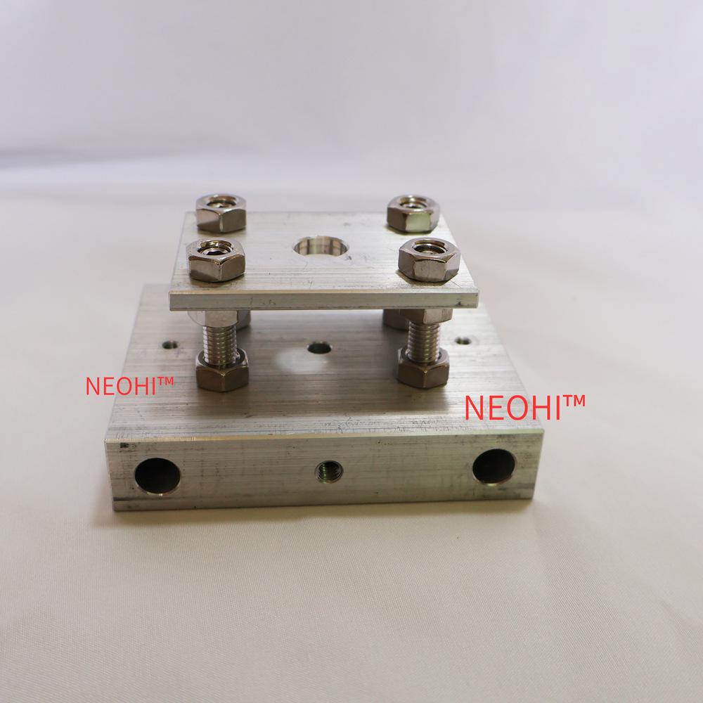 Hot Stamping Machine Press Parts: Aluminum Plate with Heating Wire & Tube (80/100mm)