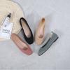 New fly-woven shoes women's comfortable and versatile flat-soled single shoes breathable women's shoes maternity shoes flat heels