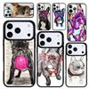 Capa Case for iPhone 17 Air 16 Pro Max 15 Plus 11 13 Mini 14 12 Back Phone Cover Cute Funny French Bulldog