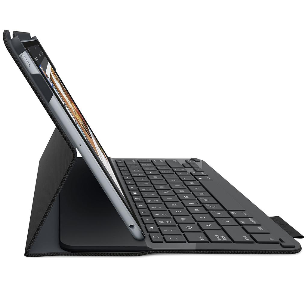 LOGICOOL Tastaturhülle für iPad Air 2 Schwarz iK1051BK