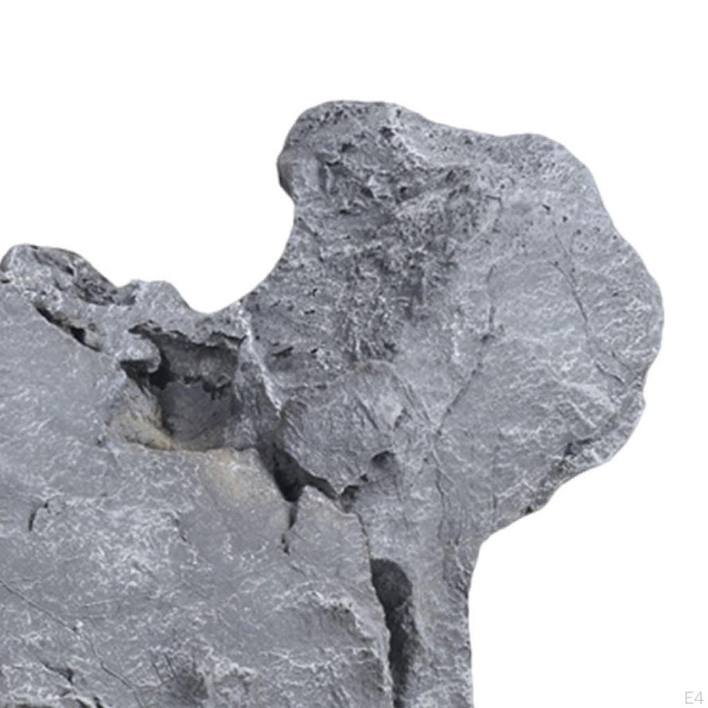Artificial Foam Stone Sculpture, Portable, Weather-resistant, Landscaping Texture for Patio,