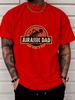 Jurassic Dad Dinosaur Skeleton Graphic Mens T Shirt Funny Father Vintage Short Sleeve Crew Neck Cotton Tee Dad Humor Casual Top