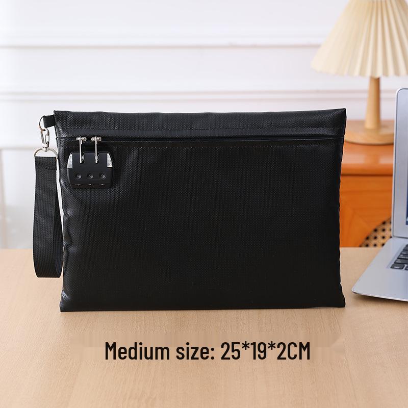 Fireproof Power Bank & Document Bag A4 - Secure Storage for Important Files, Bills, Certificates, Valuables.